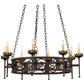 2nd Ave Lighting Majella 42" Wide 8 LT Chandelier in Oil Rubbed Bronze Finish