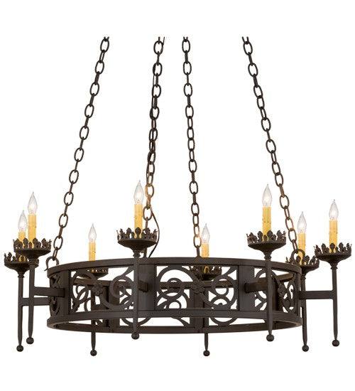 2nd Ave Lighting Majella 42" Wide 8 LT Chandelier in Oil Rubbed Bronze Finish