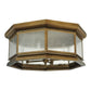 2nd Ave Lighting Manchester 30" Wide Flushmount in Brass Finish