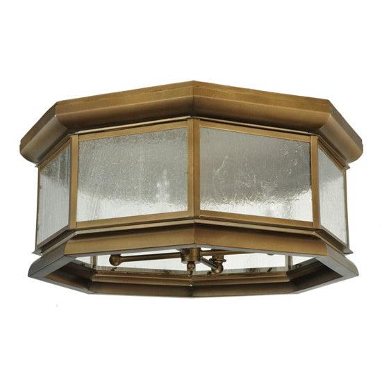 2nd Ave Lighting Manchester 30" Wide Flushmount in Brass Finish