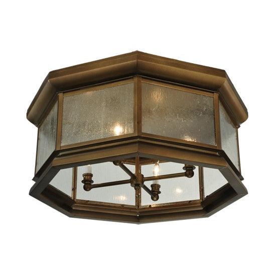 2nd Ave Lighting Manchester 30" Wide Flushmount in Brass Finish