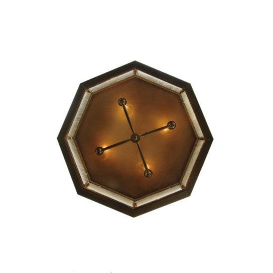 2nd Ave Lighting Manchester 30" Wide Flushmount in Brass Finish