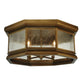 2nd Ave Lighting Manchester 30" Wide Flushmount in Brass Finish