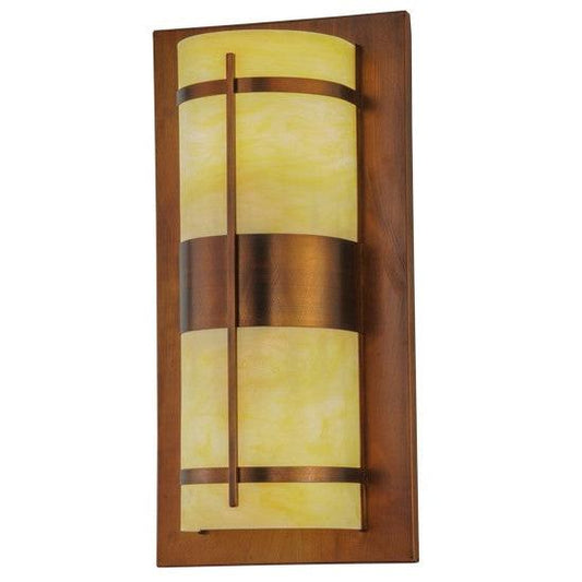 2nd Ave Lighting Manitowac 18" LED Wall Sconce in Vintage Copper