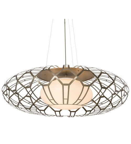 2nd Ave Lighting Margo Mizner 60" Wide Pendant in Satin Titanium Finish