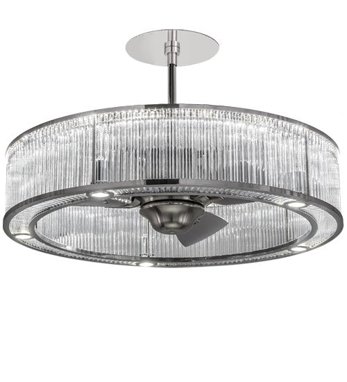 2nd Ave Lighting Marquee 36" Chandel-Air in Polished Stainless Steel Finish