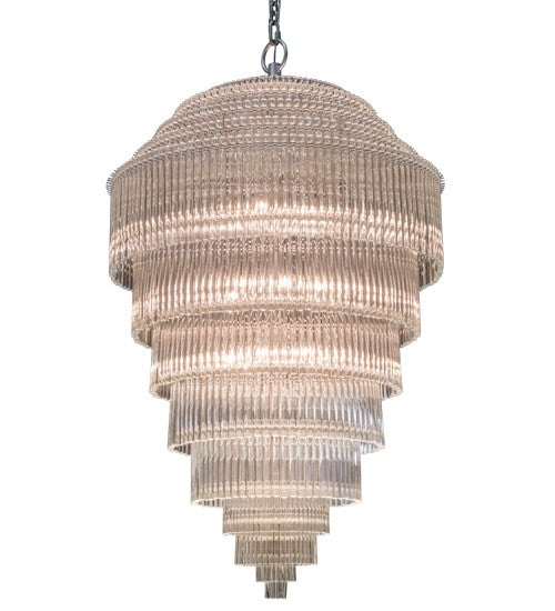 2nd Ave Lighting Marquee 42" Supreme Pendant in Sparkle Silver Finish
