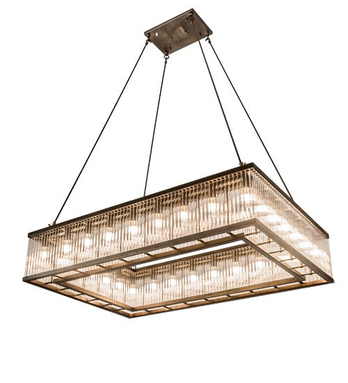 2nd Ave Lighting Marquee 60" Oblong Pendant in Antique Copper Finish