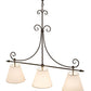 2nd Ave Lighting Marselle 42" Textrene 3 LT Island Pendant in Oil Rubbed Bronze Finish