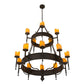 2nd Ave Lighting Marta 51" Wide 2 Tier Chandelier in Oil Rubbed Bronze Finish
