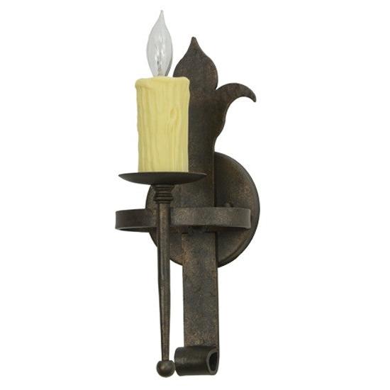 2nd Ave Lighting Marthe 6" Calandra Wall Sconce in Gilded Tobacco Finish