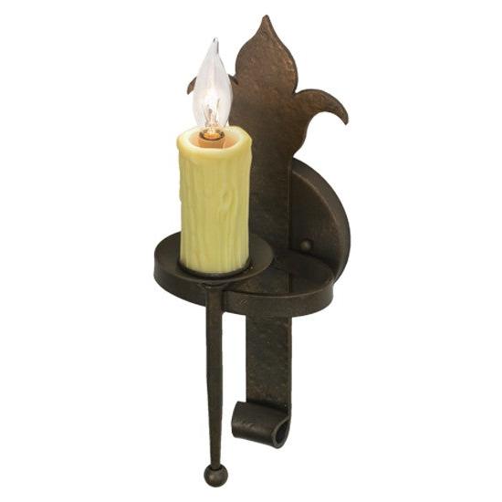 2nd Ave Lighting Marthe 6" Calandra Wall Sconce in Gilded Tobacco Finish