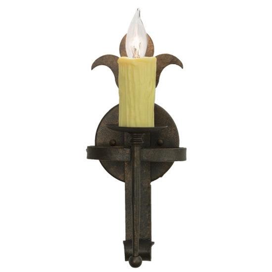 2nd Ave Lighting Marthe 6" Calandra Wall Sconce in Gilded Tobacco Finish