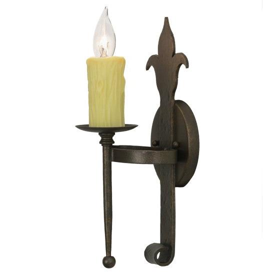 2nd Ave Lighting Marthe 6" Calandra Wall Sconce in Gilded Tobacco Finish
