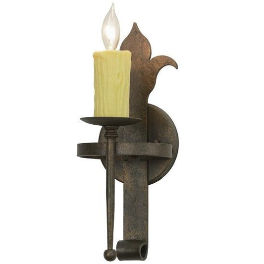2nd Ave Lighting Marthe 6" Calandra Wall Sconce in Gilded Tobacco Finish