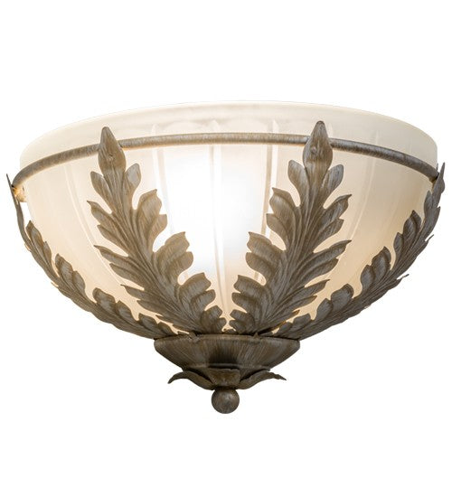 2nd Ave Lighting Mashae 12" Wall Sconce in Antique Silver Finish