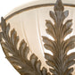 2nd Ave Lighting Mashae 12" Wall Sconce in Antique Silver Finish