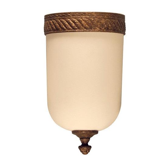 2nd Ave Lighting Mavis 6" Wide Wall Sconce in Old Gold Finish