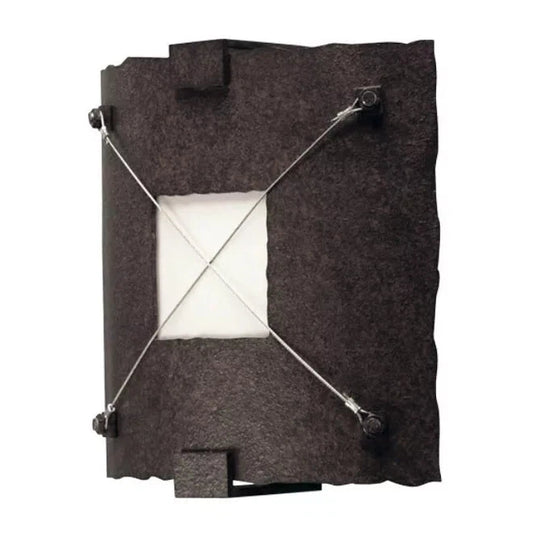 2nd Ave Lighting Maxton 12" W Smoke Matel Wall Sconce