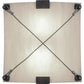 2nd Ave Lighting Maxton 12" Wide Wall Sconce in Antique Iron Gate Finish