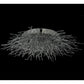 2nd Ave Lighting Medusa 127" Wide 120 LT LED Flushmount in Brushed Aluminum Finish