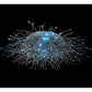 2nd Ave Lighting Medusa 127" Wide 120 LT LED Flushmount in Brushed Aluminum Finish