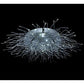 2nd Ave Lighting Medusa 127" Wide 120 LT LED Flushmount in Brushed Aluminum Finish