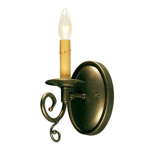 2nd Ave Lighting Melodie 5" Wide 1 Light Wall Sconce in Dark Smoke Finish