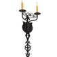 2nd Ave Lighting Merano 11" Wide 2 Light Wall Sconce in Antique Iron Gate Finish