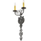 2nd Ave Lighting Merano 11" Wide 2 Light Wall Sconce in Bronze Metallic Finish