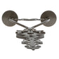 2nd Ave Lighting Merano 11" Wide 2 Light Wall Sconce in Bronze Metallic Finish