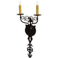 2nd Ave Lighting Merano 11" Wide 2 Light Wall Sconce in Gilded Tobacco Finish