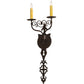 2nd Ave Lighting Merano 11" Wide 2 Light Wall Sconce in Gilded Tobacco Finish