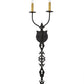 2nd Ave Lighting Merano 11" Wide 2 Light Wall Sconce in Old Wrought Iron Finish