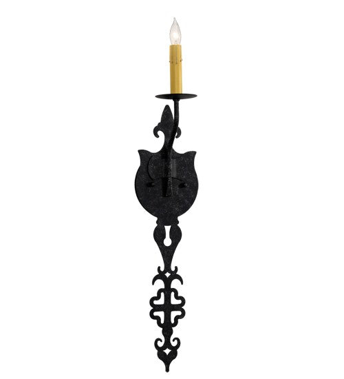 2nd Ave Lighting Merano 5" Wide Wall Sconce in Gunmetal Finish