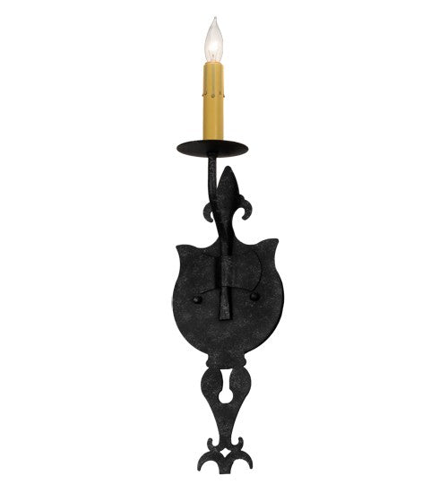 2nd Ave Lighting Merano 5" Wide Wall Sconce in Gunmetal Finish