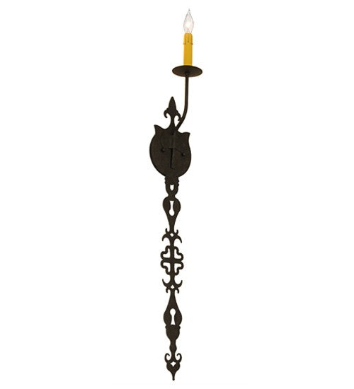 2nd Ave Lighting Merano 5.5" Wall Sconce in Gunmetal Finish