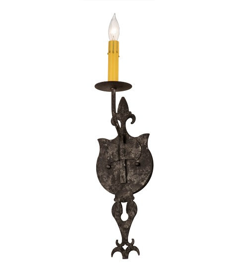 2nd Ave Lighting Merano 5.5" Wall Sconce in Smoke Finish
