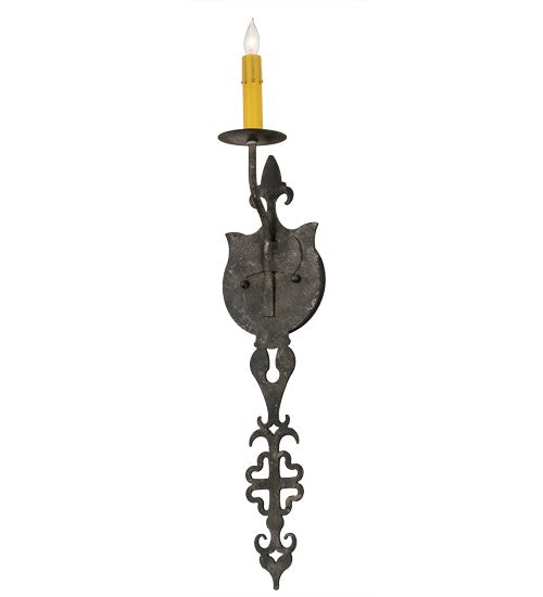2nd Ave Lighting Merano 5.5" Wide Wall Sconce in Smoke Finish