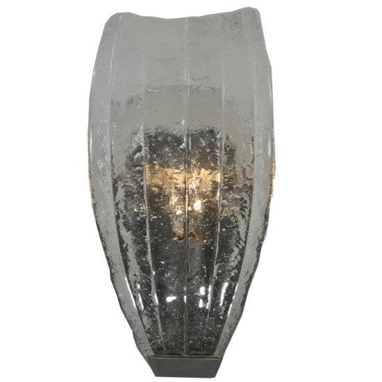2nd Ave Lighting Metro Fusion 5.75" Crystal Clear Glass Wall Sconce