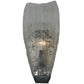 2nd Ave Lighting Metro Fusion 5.75" Crystal Clear Glass Wall Sconce