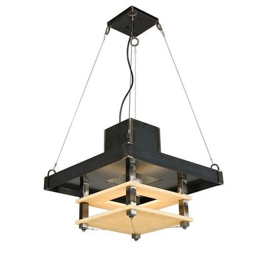 2nd Ave Lighting Metropolis 18" Wide Pendant in Rustic Iron Finish