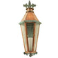 2nd Ave Lighting Millesime 14" Lantern Wall Sconce in Vintage Copper Verdi Brass Finish
