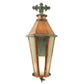 2nd Ave Lighting Millesime 14" Lantern Wall Sconce in Vintage Copper Verdi Brass Finish