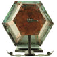 2nd Ave Lighting Millesime 14" Lantern Wall Sconce in Vintage Copper Verdi Brass Finish