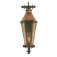 2nd Ave Lighting Millesime 14" Wide Lantern Wall Sconce in Raw Copper And Verdigris Finish