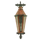2nd Ave Lighting Millesime 14" Wide Lantern Wall Sconce in Raw Copper And Verdigris Finish