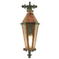 2nd Ave Lighting Millesime 14" Wide Lantern Wall Sconce in Raw Copper And Verdigris Finish