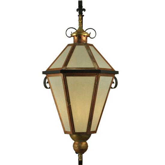 2nd Ave Lighting Millesime 20" Wide Lantern Wall Sconce in Copper And Timeless Bronze