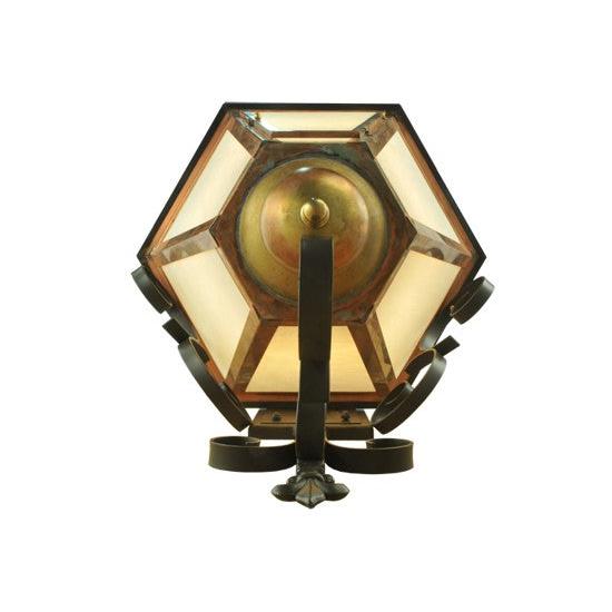 2nd Ave Lighting Millesime 20" Wide Lantern Wall Sconce in Copper And Timeless Bronze